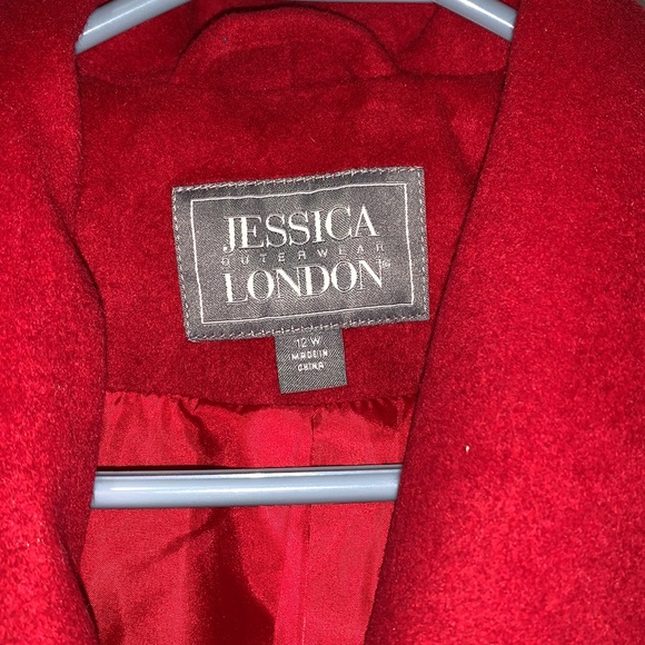 Jessica London Long Shawl Collar Coat - Picture 2 of 4